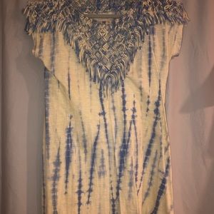 Cute tie dye cotton dress